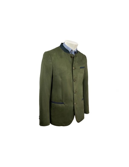 Chaqueta austríaca verde y azul