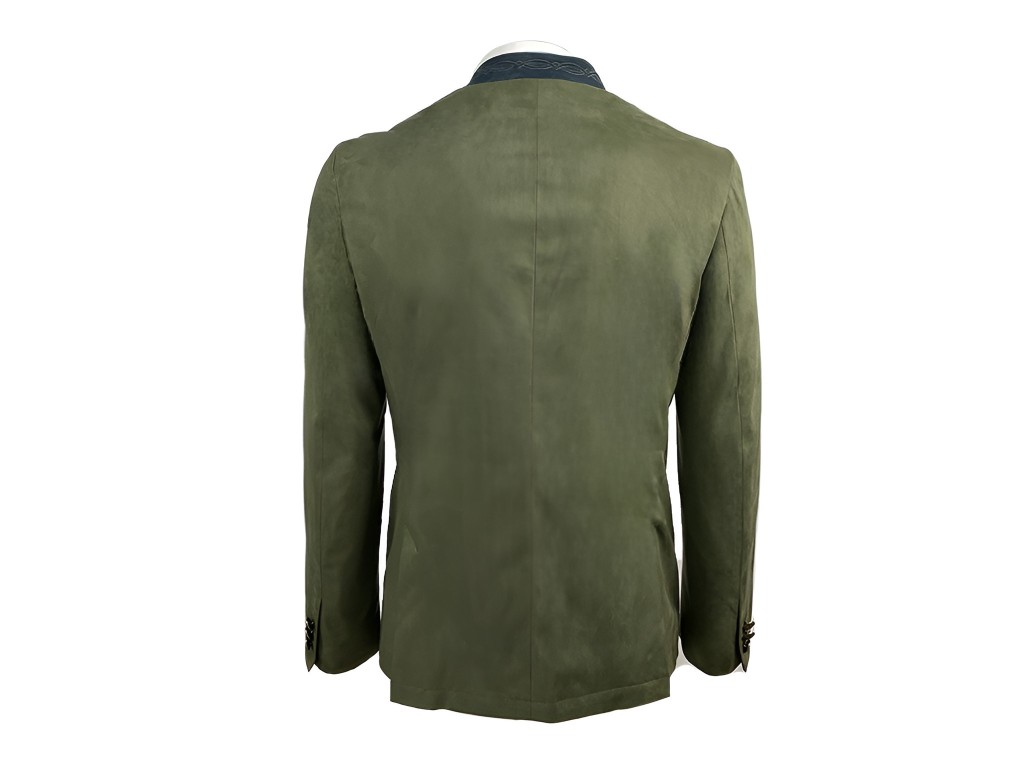 Chaqueta austríaca verde y azul