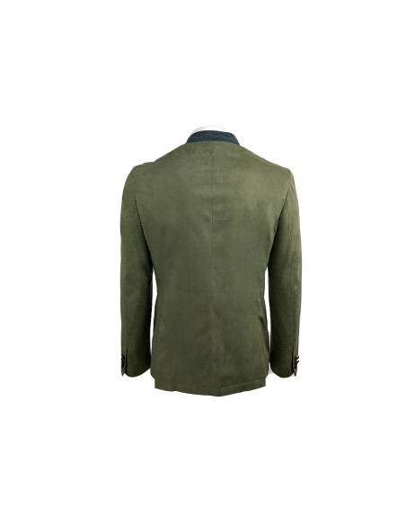 Chaqueta austríaca verde y azul