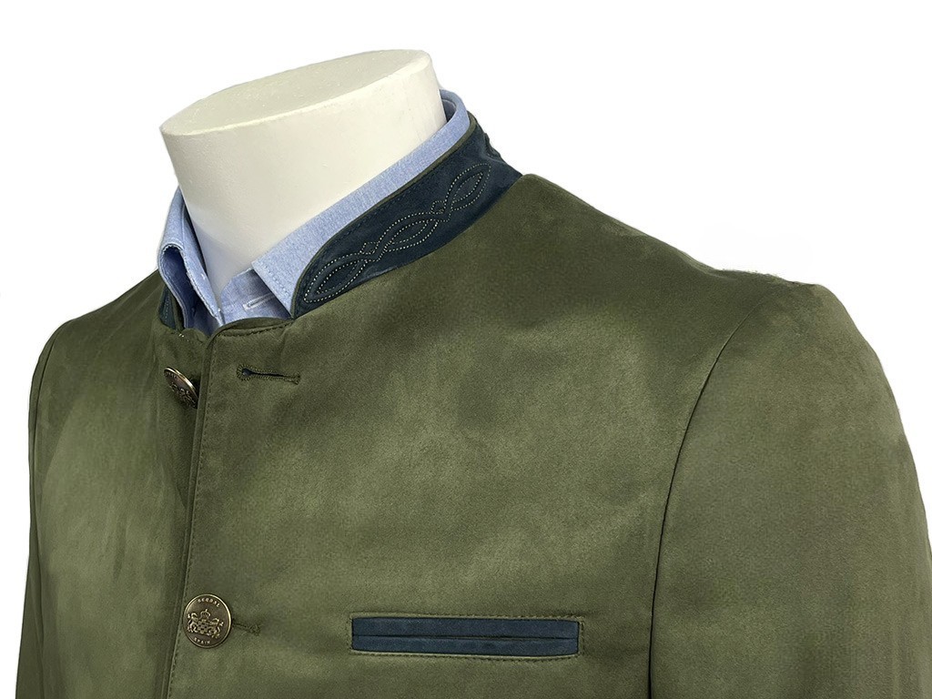 Chaqueta austríaca verde y azul