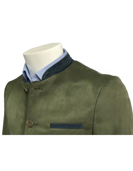 Chaqueta austríaca verde y azul