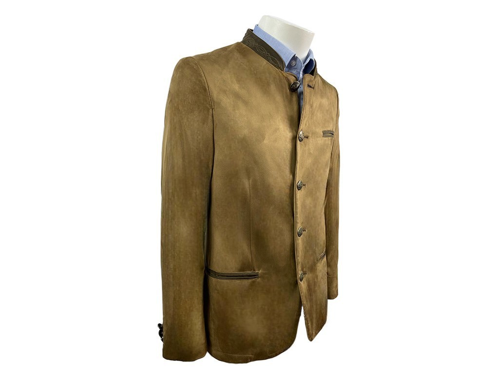 Chaqueta austríaca camel y marrón
