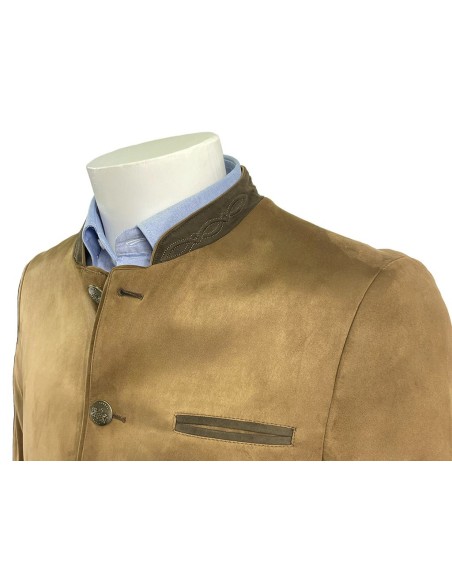Chaqueta austríaca camel y marrón