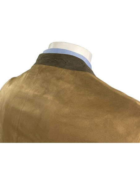 Chaqueta austríaca camel y marrón