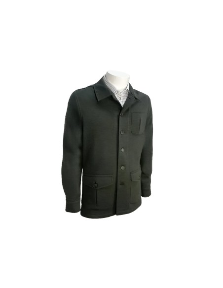 Sobrecamisa punto Teba oliva
