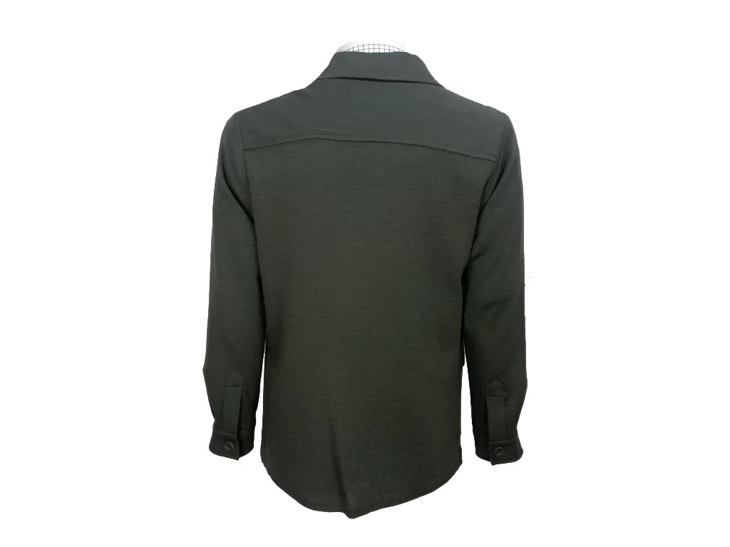 Sobrecamisa punto Teba oliva