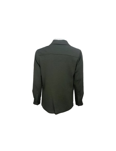 Sobrecamisa punto Teba oliva