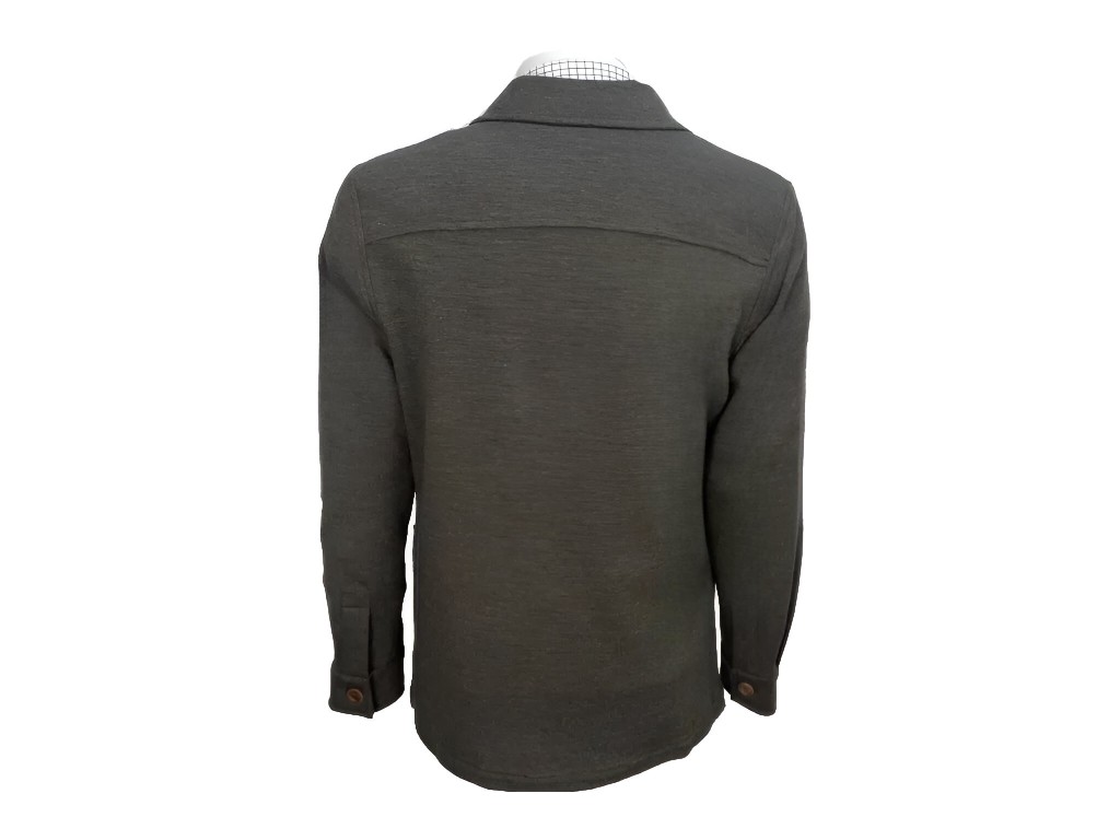 Sobrecamisa punto Teba marrón