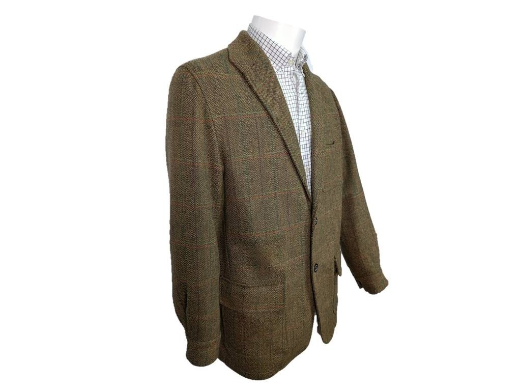 Teba tweed 2 botones marrón