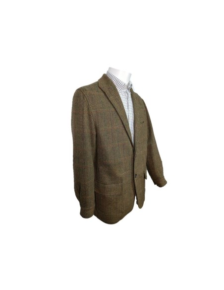 Teba tweed 2 botones marrón