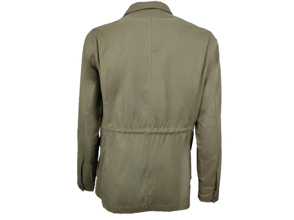 Chaqueta Safari multibolsillos color kaki