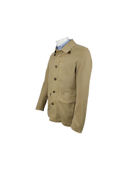 Chaqueta bolsillos camel