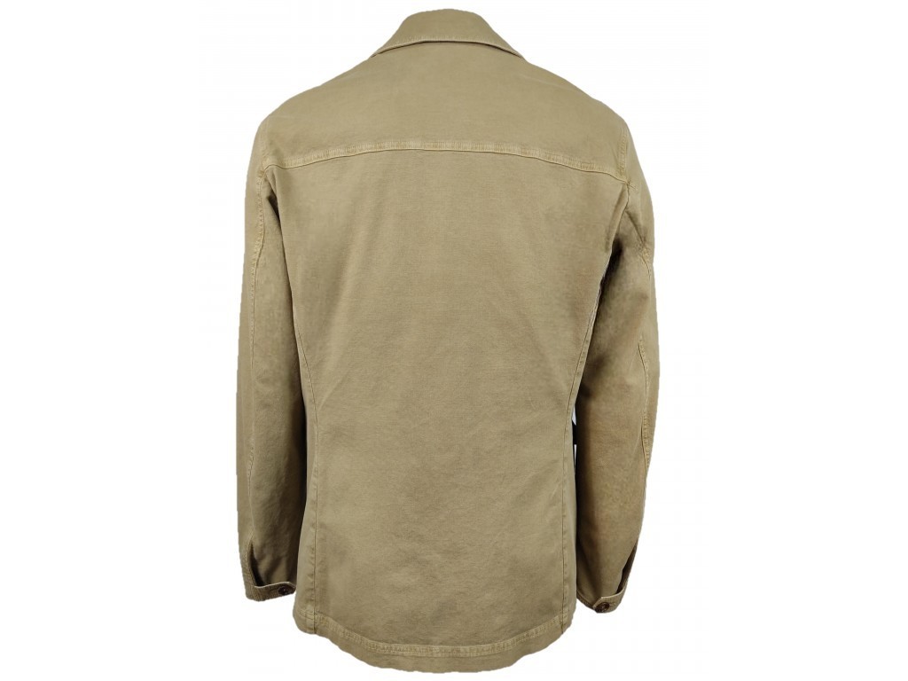Chaqueta bolsillos camel