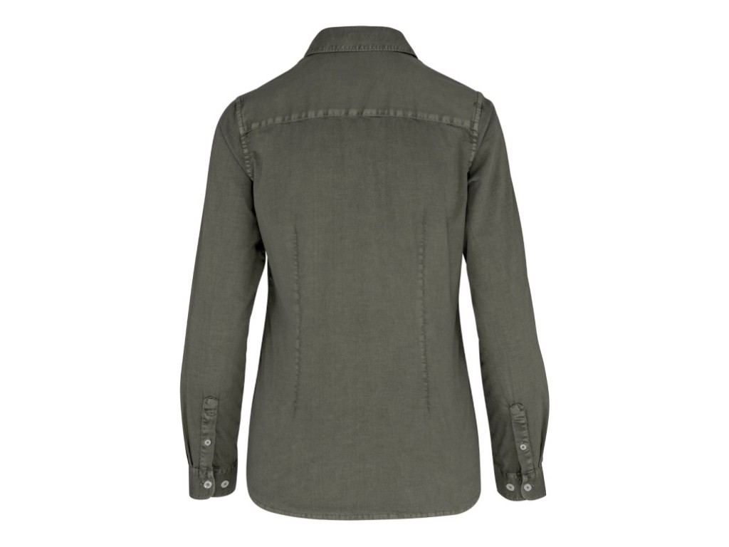 Camisa algodón kaki