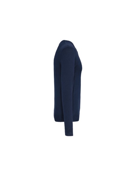 Jersey cuello pico navy