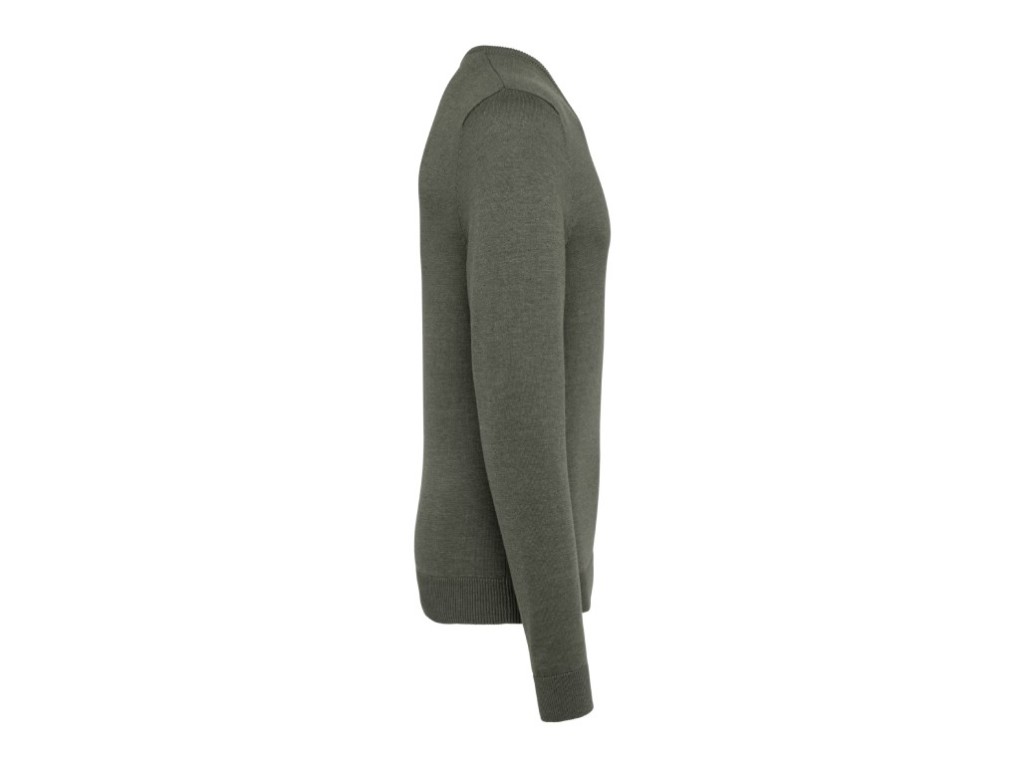Jersey cuello pico verde marble