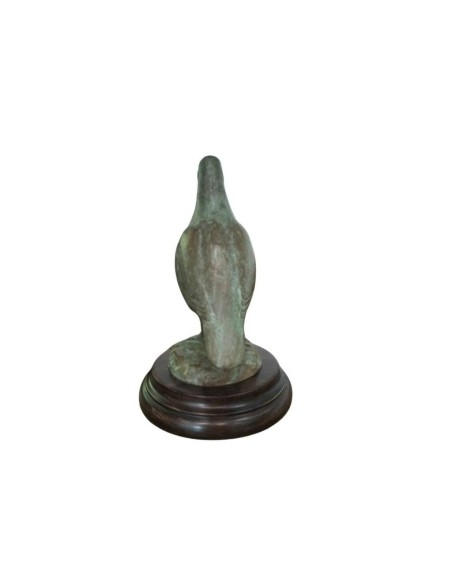 Bronce de perdiz pulida de color verde de Lucio Relaño