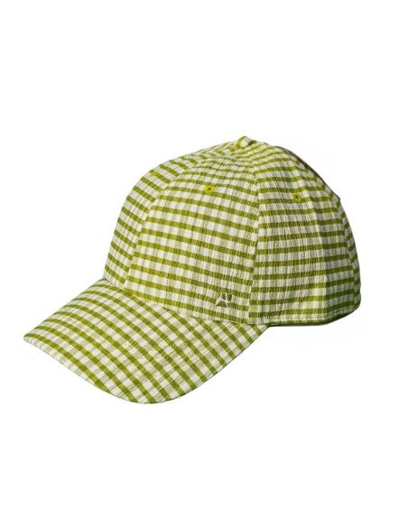 Gorra vichy Verde