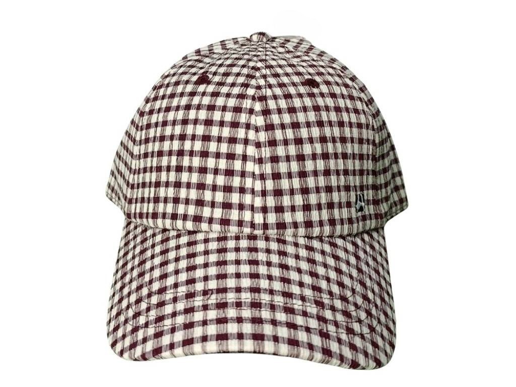 Gorra Vichy Burdeos