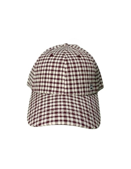 Gorra Vichy Burdeos