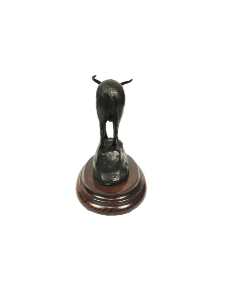 Bronce cabra montés sobre roca del autor Lucio Relaño
