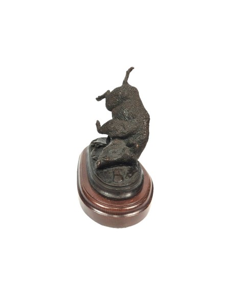 Bronce jabalí voltereta