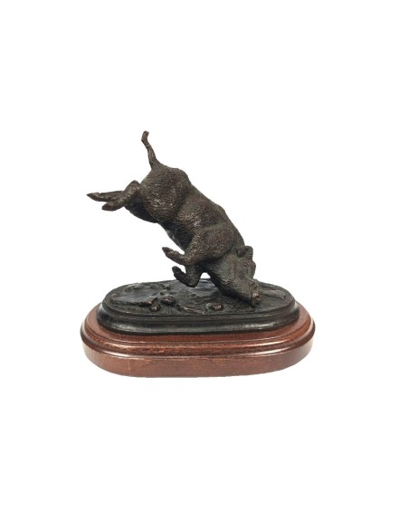 Bronce jabalí voltereta