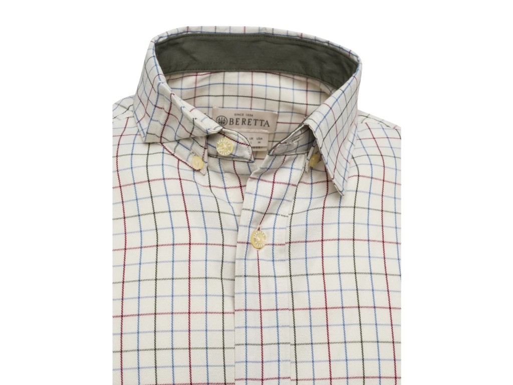 Camisa Charlow de hombre confeccionada en sarga de poliéster de 130gr/
