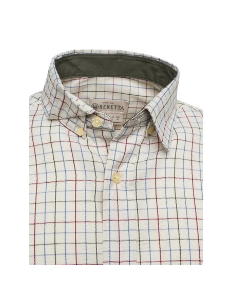 Camisa Charlow de hombre confeccionada en sarga de poliéster de 130gr/