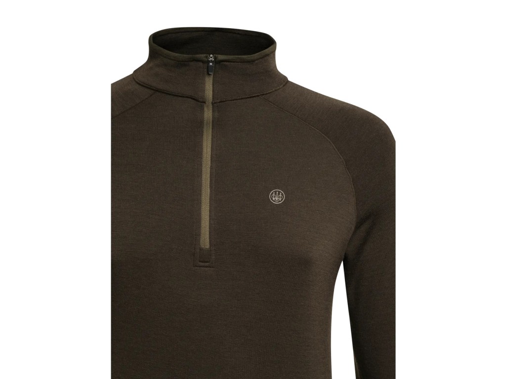 Jersey térmico Glider Merino con cremallera media