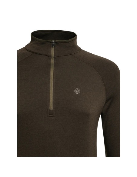Jersey térmico Glider Merino con cremallera media