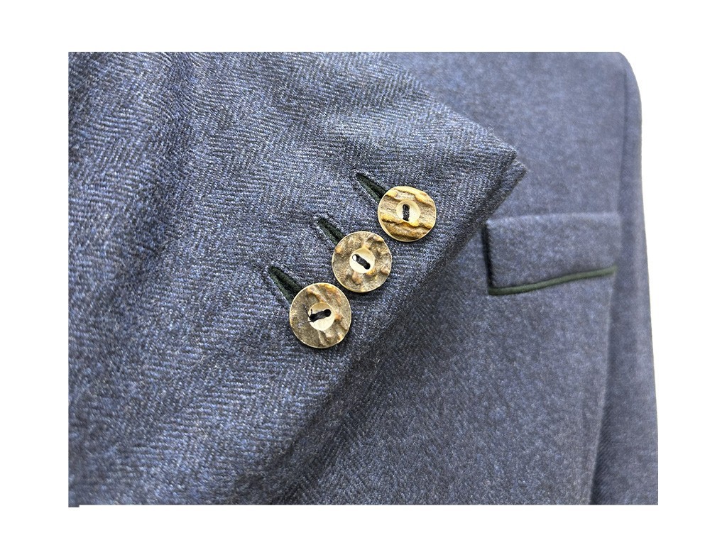 Chaqueta Austriaca Azul Espiguilla