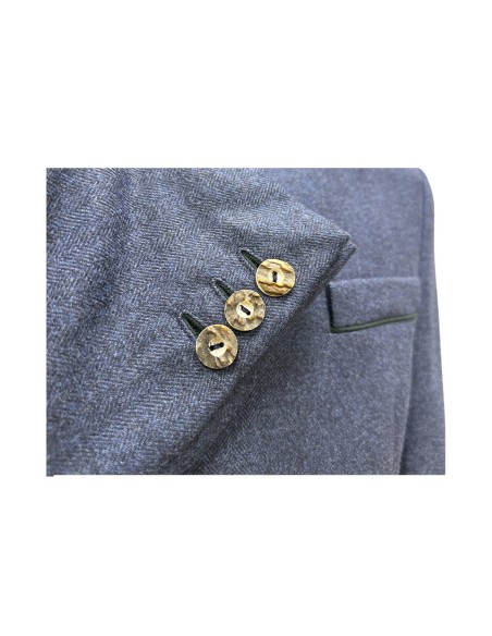 Chaqueta Austriaca Azul Espiguilla