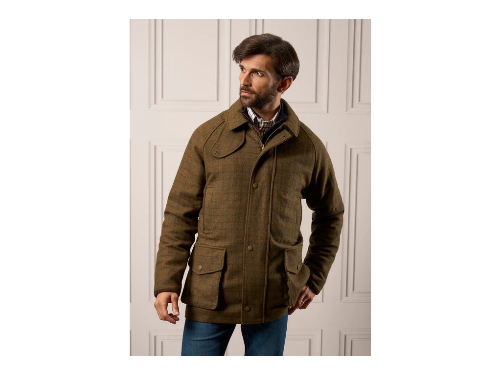 Chaquetón tweed Alan Paine Surrey Sycamore