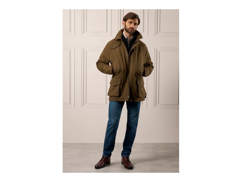 Chaquetón tweed Alan Paine Surrey Sycamore