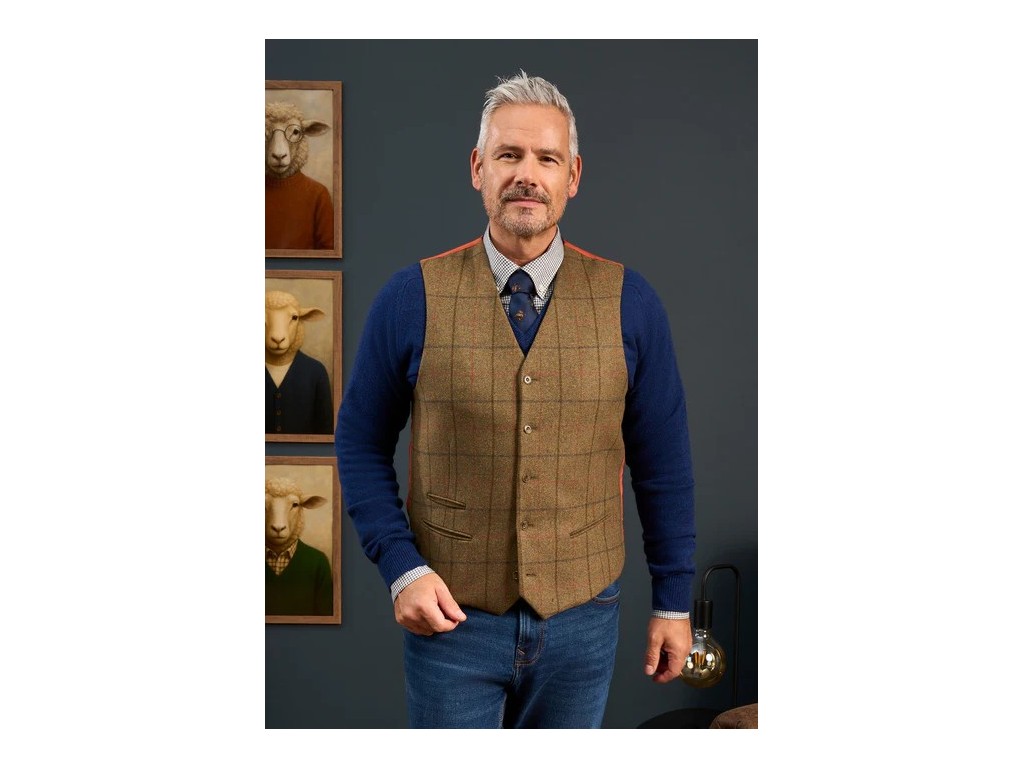 Chaleco tweed Combrook Alan Paine