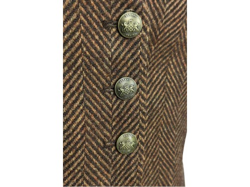 CHALECO CORTO MUJER TWEED 2