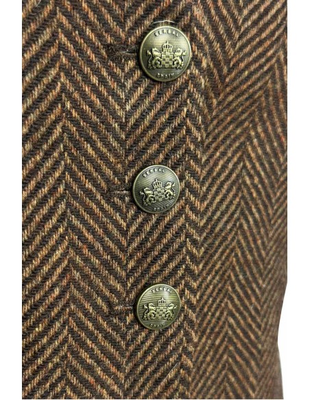 CHALECO CORTO MUJER TWEED