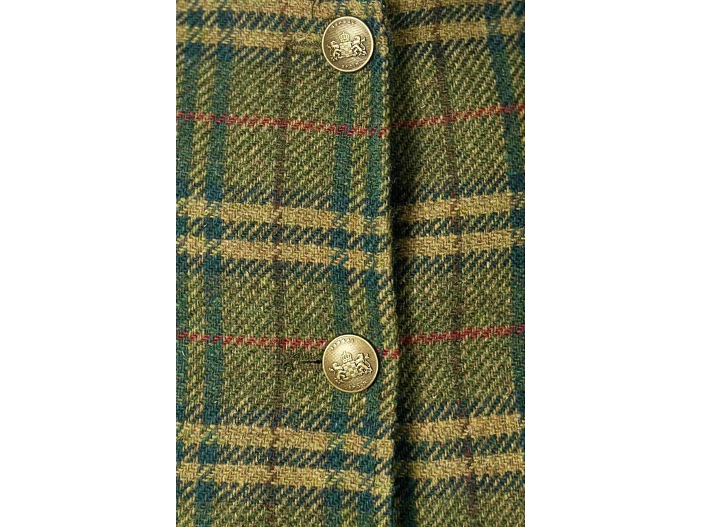 Chaqueta Levita Verde-Roja