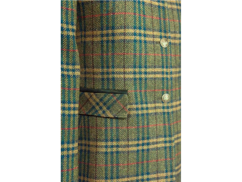 Chaqueta Levita Verde-Roja