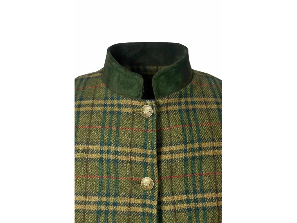 Chaqueta Levita Verde-Roja