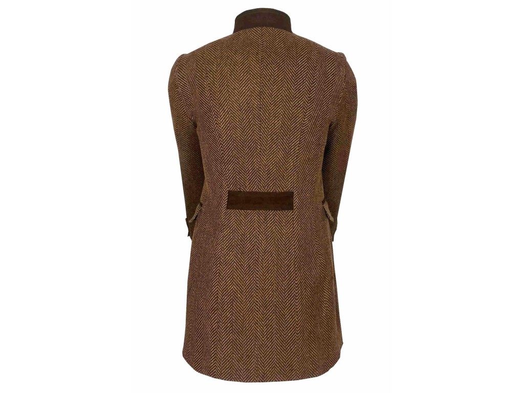 Chaqueta Levita Espiga Marrón