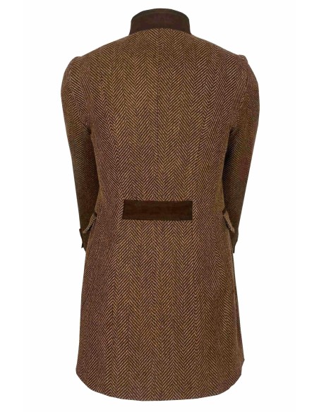 Chaqueta Levita Espiga Marrón