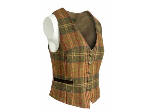CHALECO CORTO MUJER TWEED 2