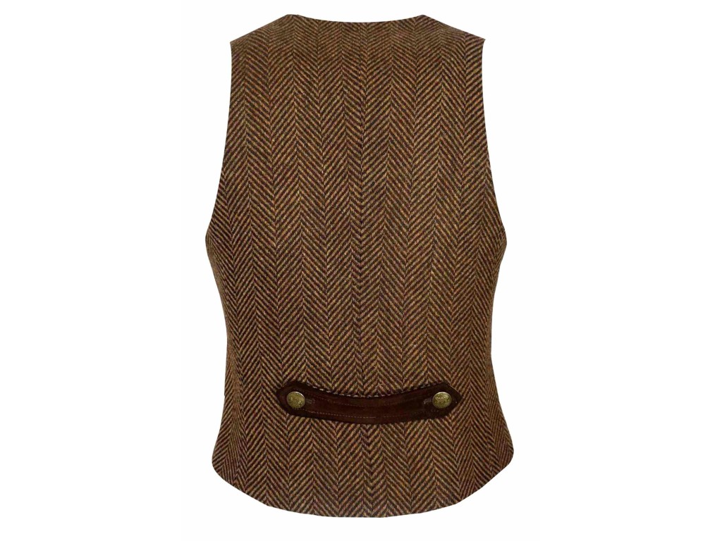 Chaleco Espiga Marrón