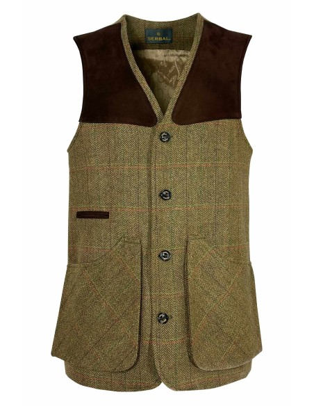 TIRADORA PIEL Y TWEED