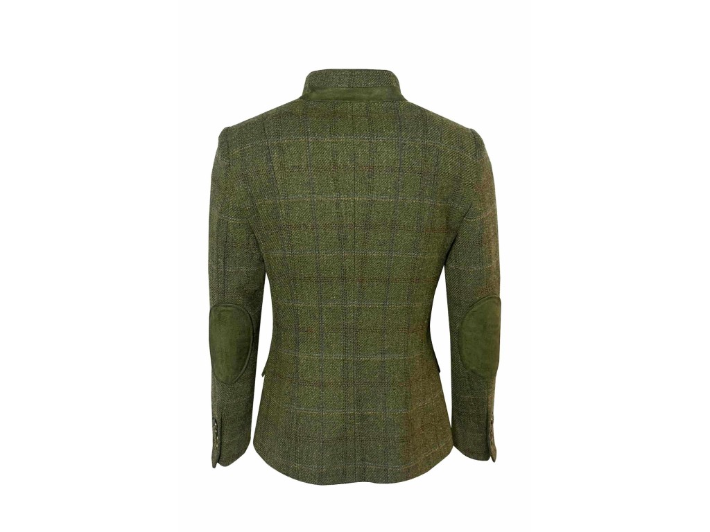 Americana de mujer tweed verde
