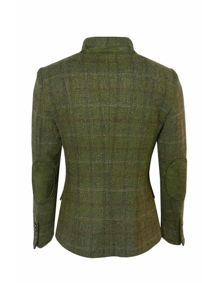 Americana de mujer tweed verde