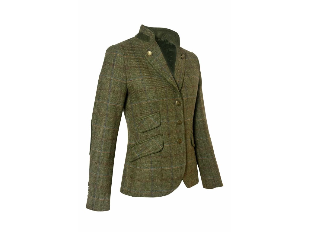 Americana de mujer tweed verde