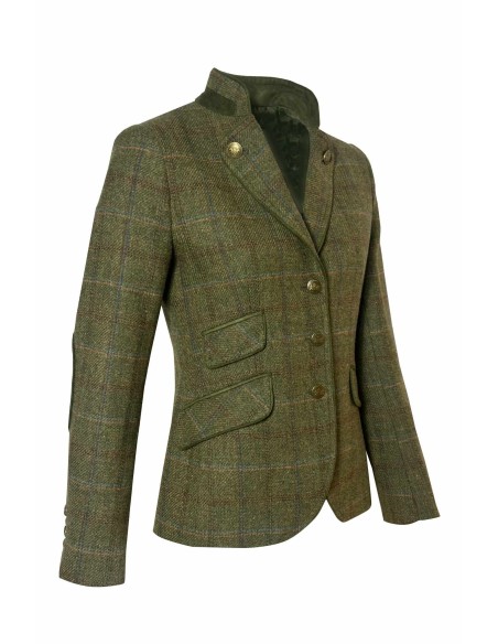 Americana de mujer tweed verde